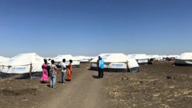 Photo of FIRST ETHIOPIAN REFUGEES TO A NEW SITE IN SUDAN