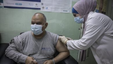 Photo of REFUGEES RECEIVE COVID-19 VACCINATIONS IN JORDAN