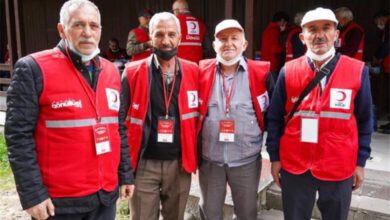 Photo of 50 years later, they met again in the Turkish Red Crescent camp