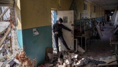 Photo of School year in Ukraine ends with empty classrooms