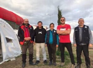 Photo of Presidential Communications Directorate Hatay Coordinator Ertuğrul Büyükce visited Yardim Konvoyu Association’s camp